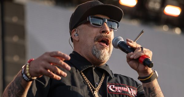 Image in QuizMyDay Insane in the Brain: The Cypress Hill Quiz trivia quiz featuring Le groupe Cypress Hill au Hellfest 2025, Clisson, 22 juin 2025.