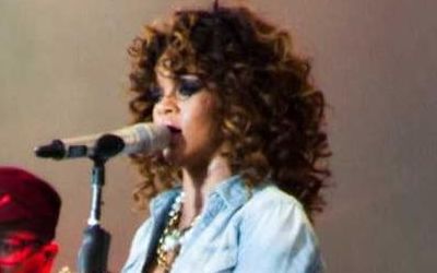 Rihanna at the V Festival 2011