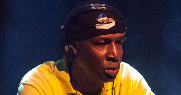 Image in QuizMyDay Flash Facts: The Grandmaster Flash Knowledge Quiz trivia quiz featuring Grandmaster Flash - James Lavelle's Meltdown Festival 2014. Hip-Hop pioneer, the legendary Grandmaster Flash rocked Queen Elizabeth Hall from the front to the back with a crowd pleasing DJ set. Arms were thrown in the air and much noise was made. James Lavelle's Meltdown Festival, Friday 13 June 2014.