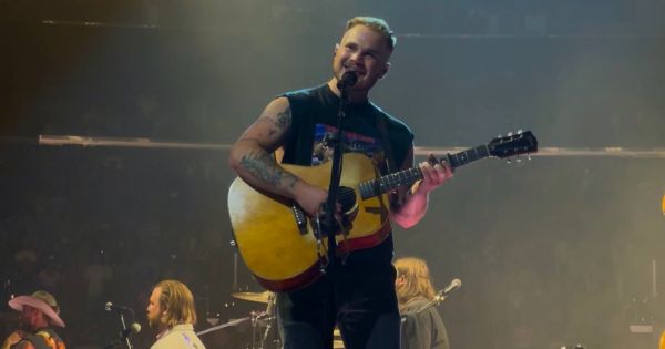 Image in QuizMyDay Zach Bryan Quiz: How Well Do You Know His Music? trivia quiz featuring Zach Bryan performing at Crypto.com Arena on 23 Aug 2023