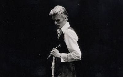 David Bowie at the O'Keefe Centre, Toronto, Ontario Canada on 28 February 1976.