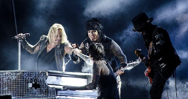 Mötley Crüe playing at Sweden rock festival 2012.