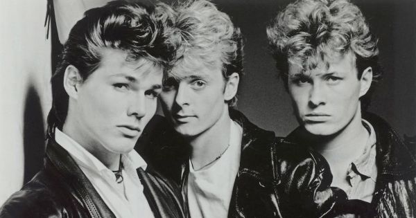 Press photo of a-ha for their 1985 album Hunting High and Low