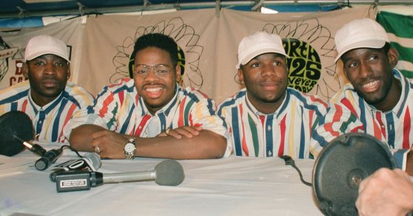 Image in QuizMyDay Boyz II Men-tion: Test Your Boyz II Knowledge Now trivia quiz featuring From Wash. D.C.  1995  " Earth Day "