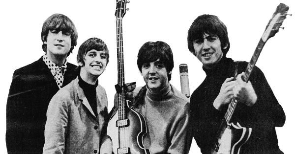 Image in QuizMyDay Complete the Beatles Song Title Quiz – Ultimate 10-Question Trivia trivia quiz featuring Trade ad for Beatles' 1964 Grammys. --- This is a version with just the Beatles isolated from the ad.