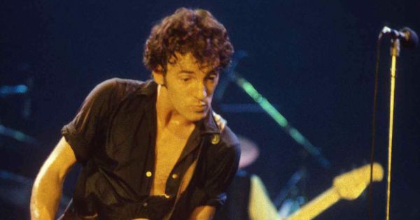 Image in QuizMyDay Bruce Springsteen 'Born to Run' Album Quiz trivia quiz featuring American rock musician Bruce Springsteen performing at the New Haven Coliseum in 	New Haven, Connecticut circa 1977-1978