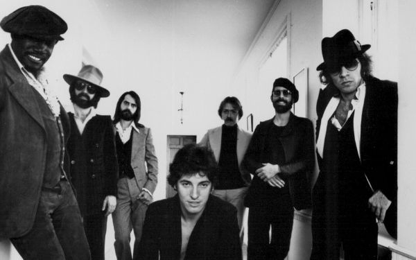 Photo of Bruce Springsteen and the E Street Band.
