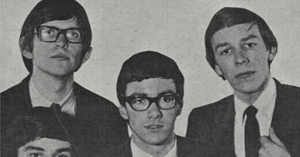 Image in QuizMyDay Brainstorm: How Well Do You Know The Zombies? trivia quiz featuring The Zombies in mid-1965. GRAYSCALED image