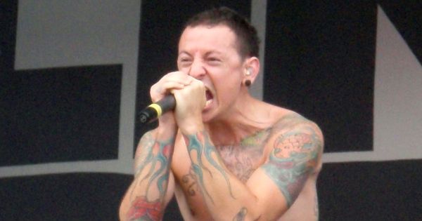 Image in QuizMyDay The Ultimate Chester Bennington Quiz.  Can You Score 5/5? trivia quiz featuring Chester Bennington from Linkin Park performing at Sonisphere Festival in Kirjurinluoto, Pori, Finland.