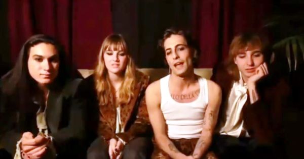 Image in QuizMyDay Maneskin Mania: Test Your Band Knowledge Quiz trivia quiz featuring Italian rock band <a href="https://en.wikipedia.org/wiki/M%C3%A5neskin" class="extiw" title="en:Måneskin">Måneskin</a> in 2021.