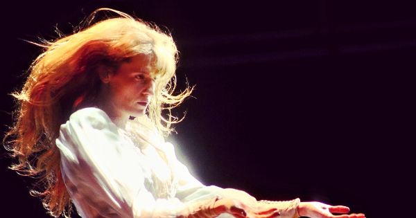 Image in QuizMyDay Test Your Florence + the Machine Knowledge trivia quiz featuring Florence Welch from Florence + the Machine performing at Grandoozy on September 14, 2018 in Denver, Colorado.