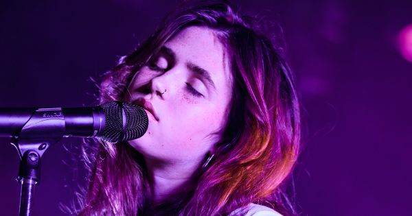 Image in QuizMyDay Clairo Knowledge Quiz: Test Your Bedroom Pop IQ trivia quiz featuring Clairo performing live at the El Rey theatre in Los Angeles, California, on Thursday, April 11, 2019. Shot for Ones To Watch.