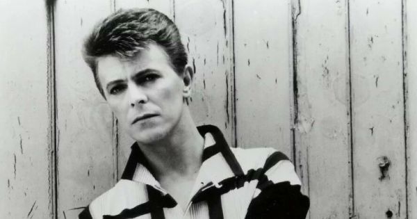 Image in QuizMyDay David Bowie in the 80s: Iconic Hits & Trivia Quiz trivia quiz featuring David Bowie in a 1984 promotional photo for his album <i>Tonight</i>.
