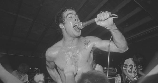 Image in QuizMyDay Raise the Black Flag: Punk History Challenge Quiz trivia quiz featuring Henry Rollins of Black Flag, 1983