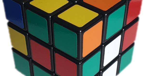 Image in QuizMyDay Totally 80s Music Trivia trivia quiz featuring An image of a Rubik's cube in scrumbled state.