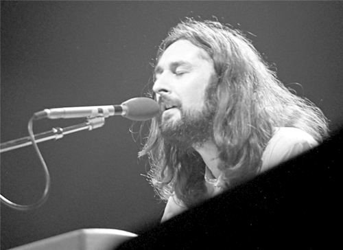 Rick Davies (Supertramp) en concert à Zürich en 1979.