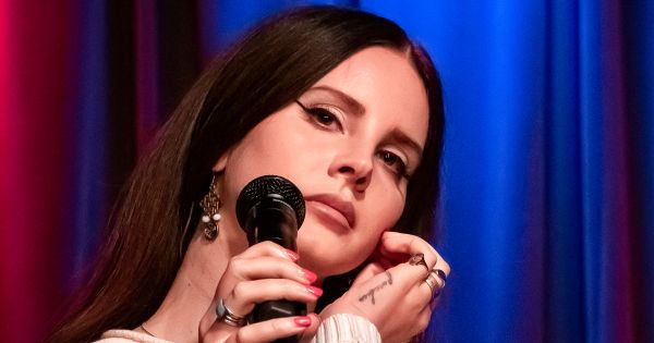 Image in QuizMyDay Lana Del Rey Songs and Albums Matching Quiz trivia quiz featuring Lana Del Rey performing live at the Grammy Museum in Los Angeles on 10/13/2019.