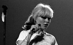 Taken at Maple Gardens, Toronto, Deborah Harry of the band 'Blondie'.