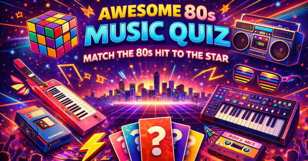Image in QuizMyDay Awesome 80s Music Quiz:  Match the 80s Hit to the Star trivia quiz featuring null