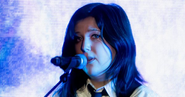Image in QuizMyDay Top Indie Artists of the 2020s Trivia Quiz Challenge trivia quiz featuring Lucy Dacus of boygenius at The Gorge in Washington