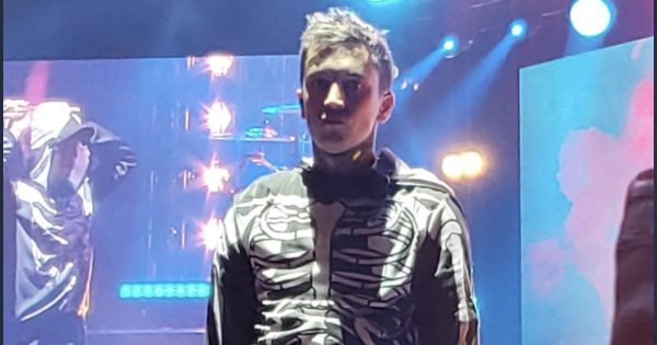 Image in QuizMyDay Twenty One Pilots Songs Quiz for True Music Fans trivia quiz featuring Tyler Joseph Performing live at the end of the Night 3 Takeover Show in Columbus, Ohio. Taken by Justin Anderson