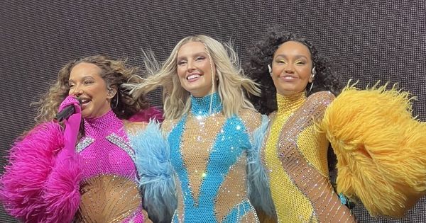 Image in QuizMyDay Mix Masters: Ultimate Little Mix Knowledge Quiz trivia quiz featuring Little Mix at the Confetti Tour in Leeds (April 30, 2022)