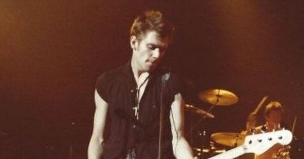 Image in QuizMyDay The Clash Deep Cuts Quiz: Test Your Punk Rock Expertise trivia quiz featuring Paul Simonon of the Clash performs at the Palladium, September 20, 1979.