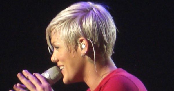 Pink performing at Wiener Stadthalle in Vienna, Austria