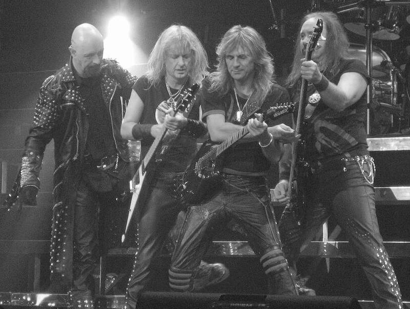 Judas Priest at the Judas Priest Retribution 2005 Tour at the Mark of the Quad Cities, Moline, Illinois. This is the header picture for the Metal QuizMyDay category
